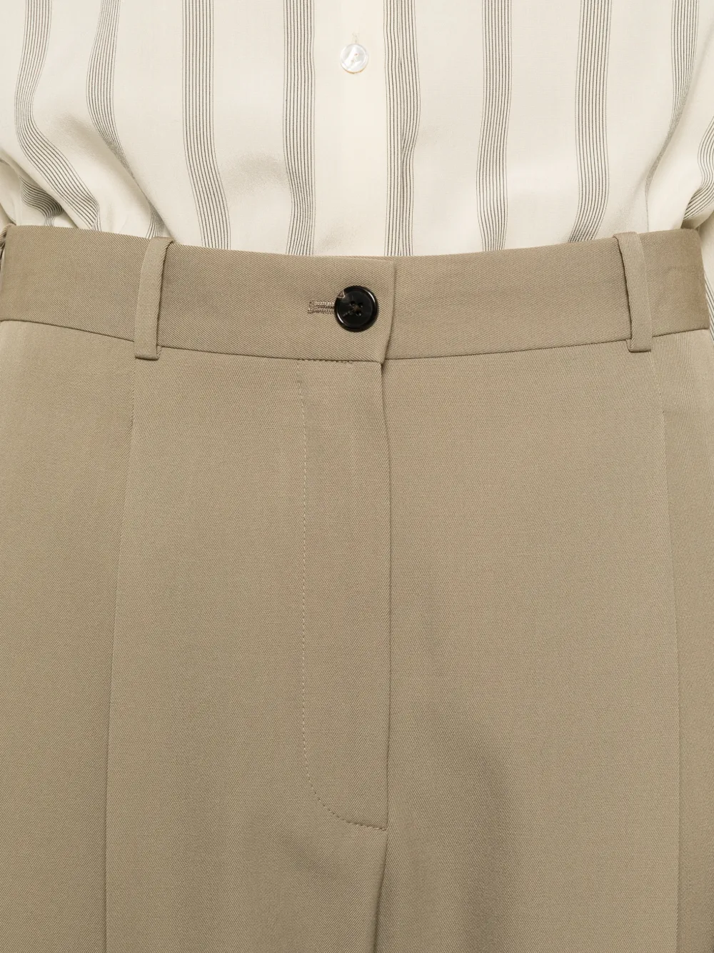 The Row Gianni wollen pantalon Beige