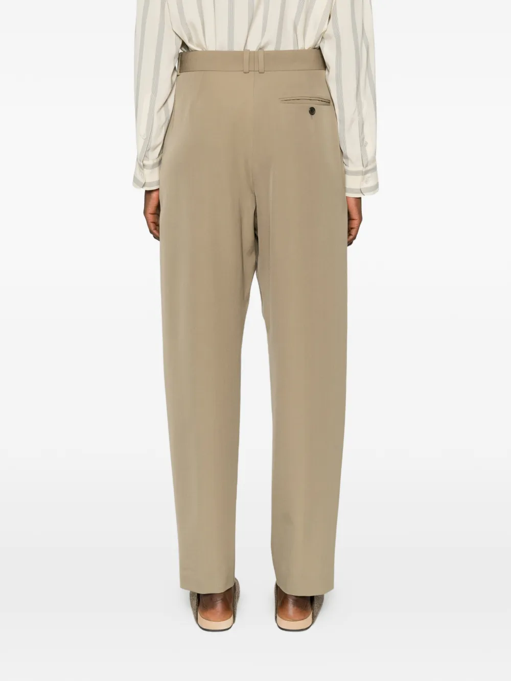 The Row Gianni wollen pantalon Beige