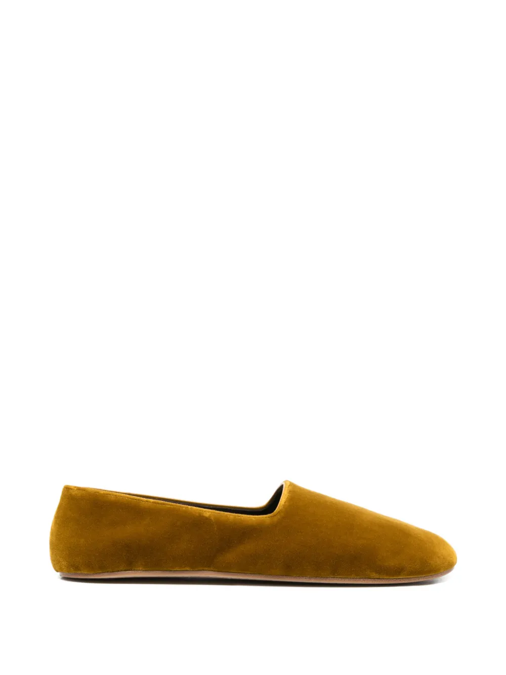 The Row Ponti Slippers In Yellow