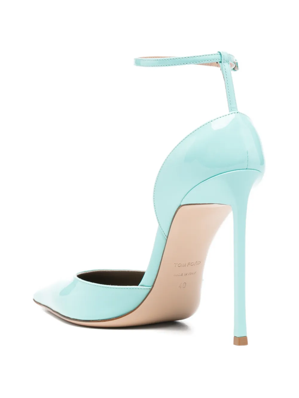TOM FORD Leren pumps Blauw