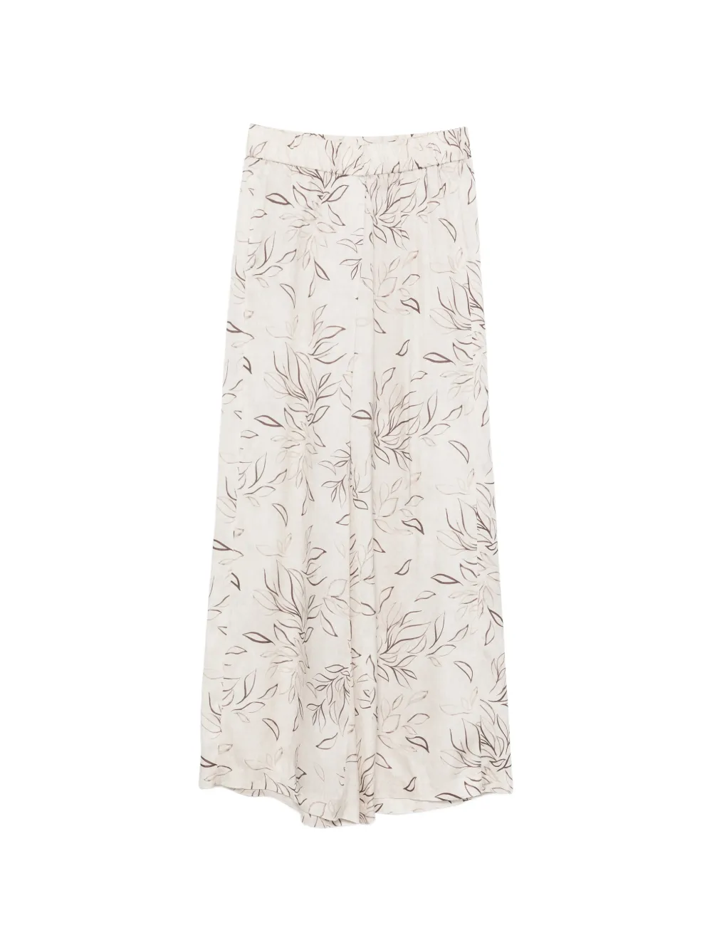 Peserico floral-print palazzo pants - Toni neutri