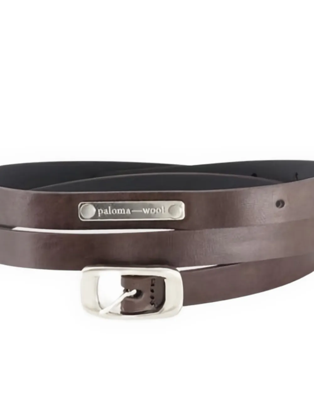 Paloma Wool Greta leren riem - Bruin