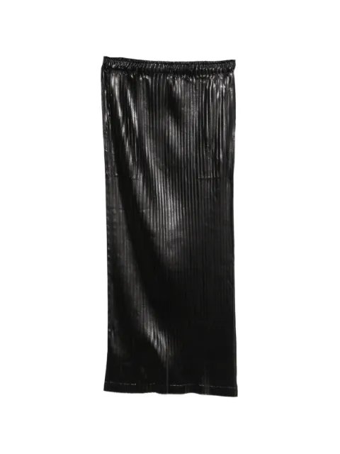 Issey Miyake pleated midi skirt