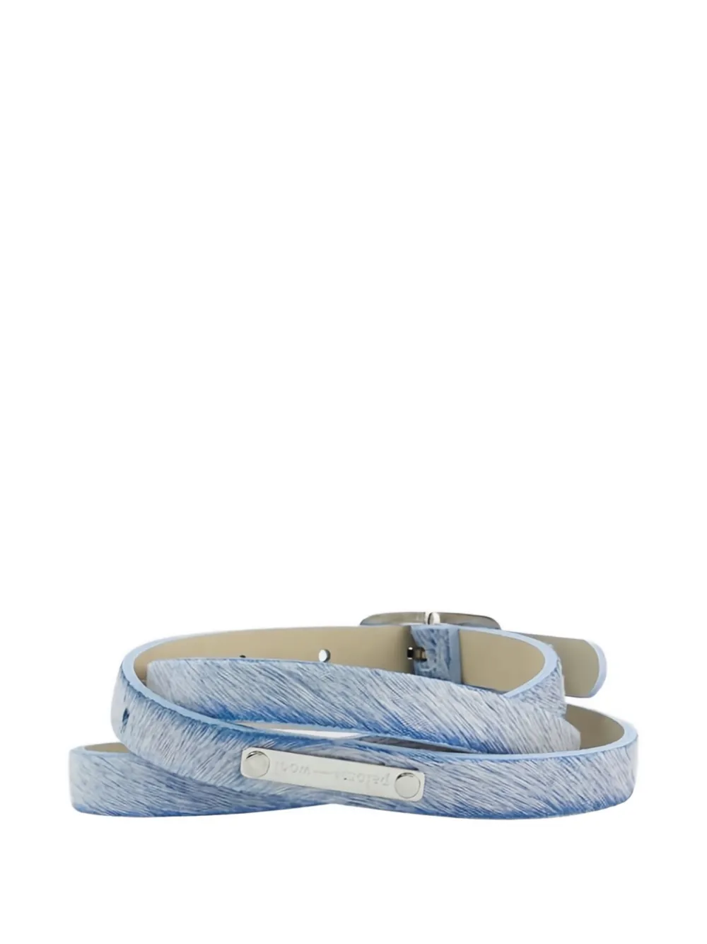 Paloma Wool Greta riem met vierkante gesp - Blauw