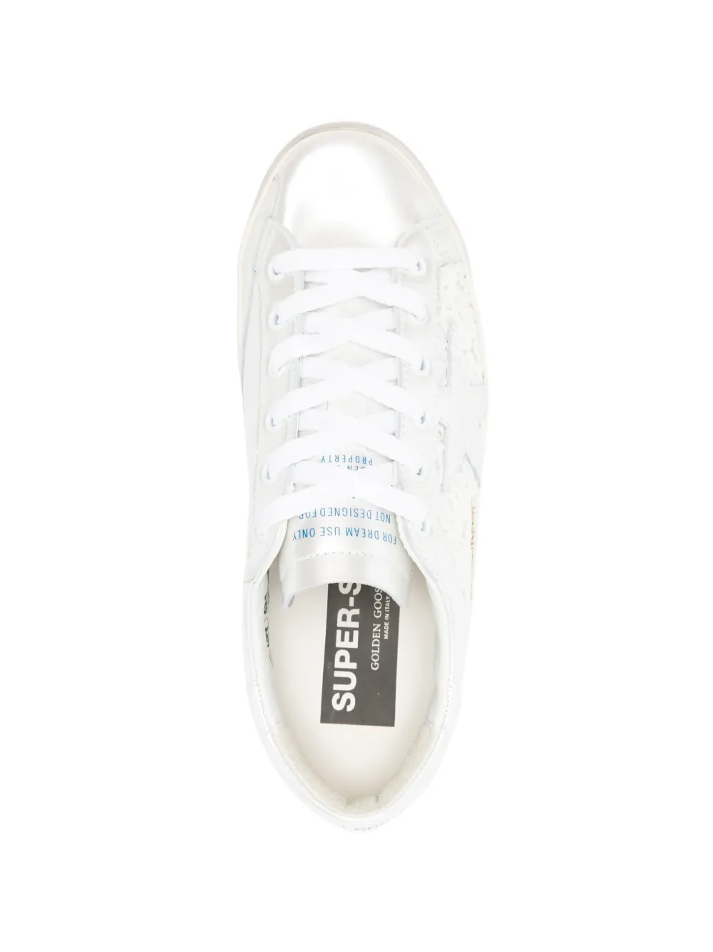 Golden Goose Super-Star Double Quarter sneakers Wit