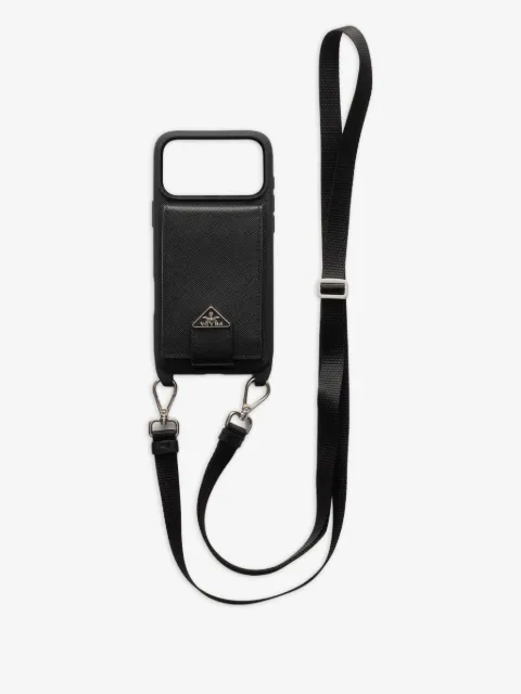 Prada iPhone 17 Pro Max Saffiano-leather case
