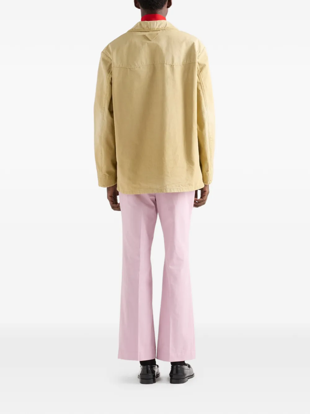  Prada Patch-pockets Button Jacket - Neutrals 