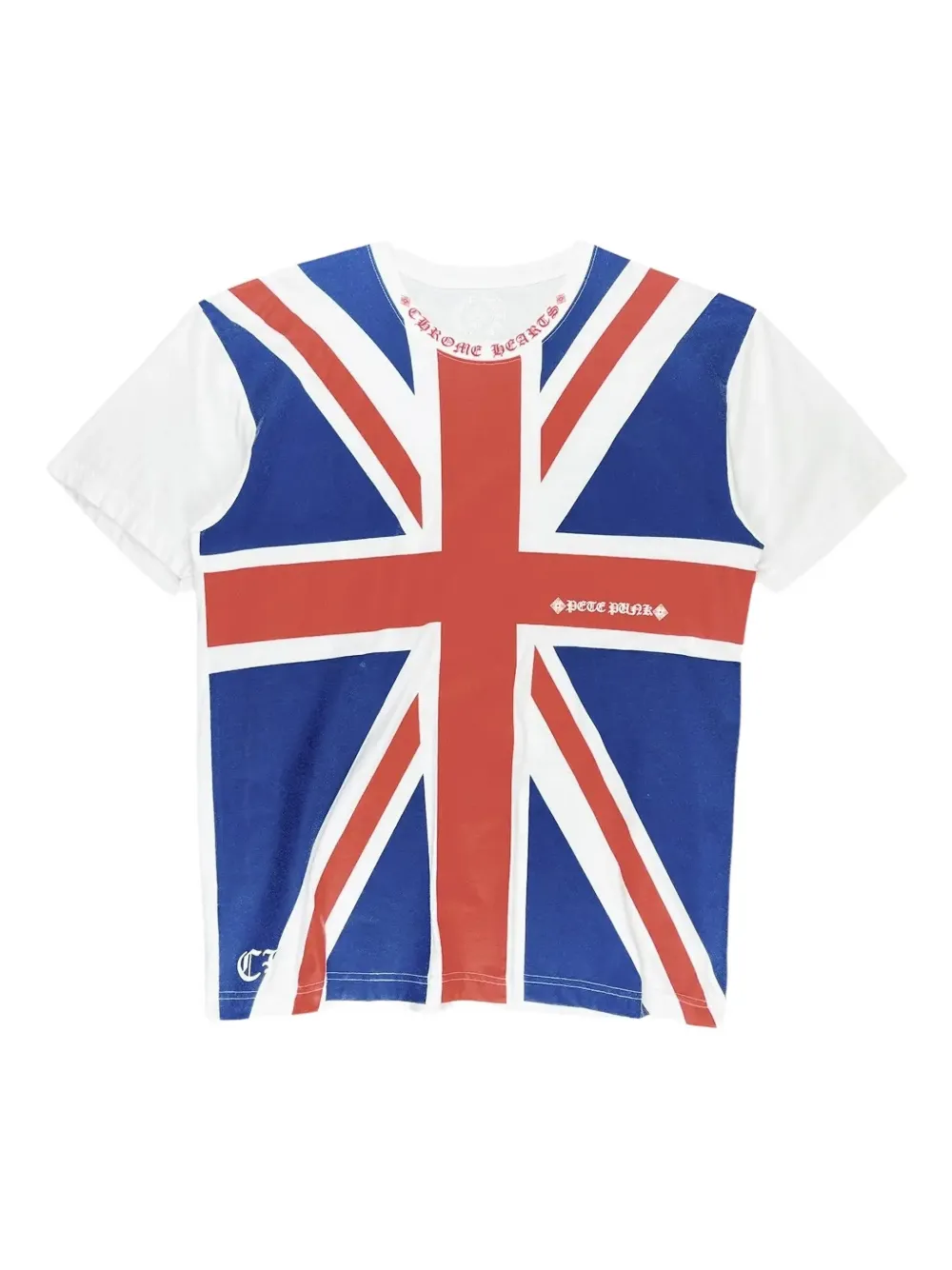 Chrome Hearts Union Jack short-sleeve T-shirt - Blu
