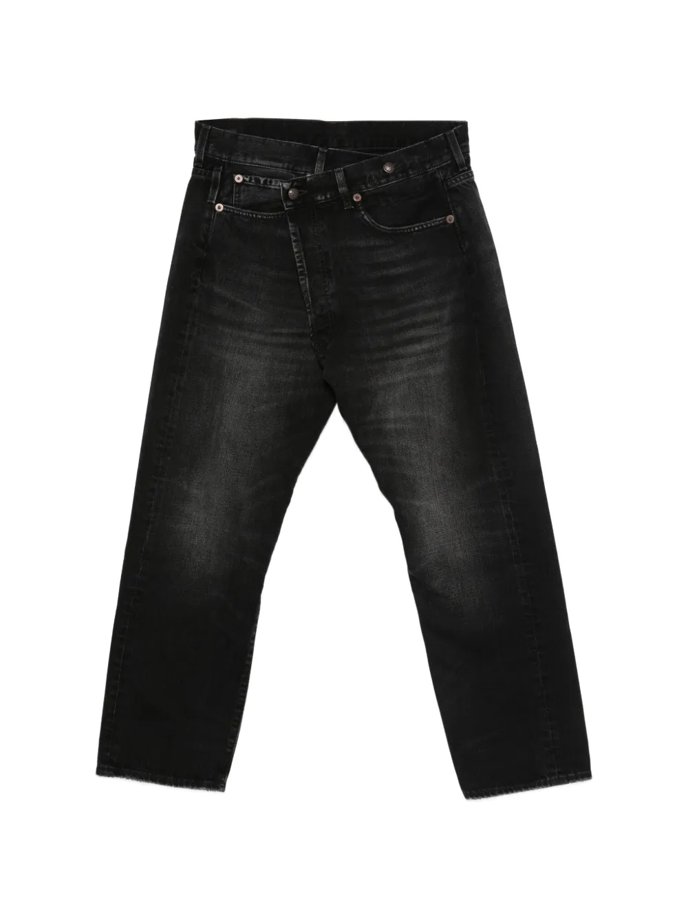 R13 Crossover belt-loop jeans - Nero