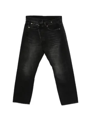 Rick Owens DRKSHDW Detroit ダメージ スキニージーンズ | ブラック