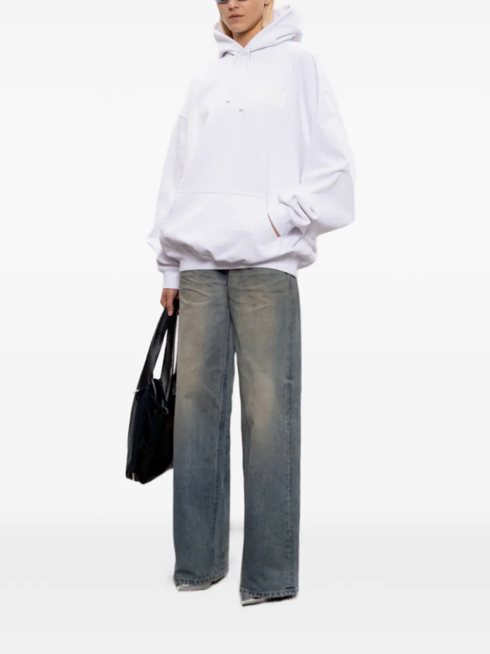 VETEMENTS Hoodie met trekkoord Wit