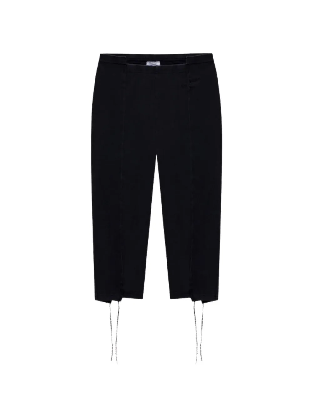 VETEMENTS Cut-Up Capri cotton trousers - Nero