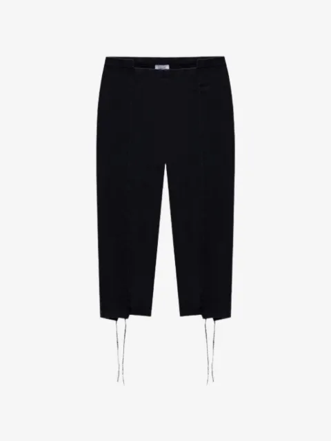 VETEMENTS Cut-Up Capri cotton trousers