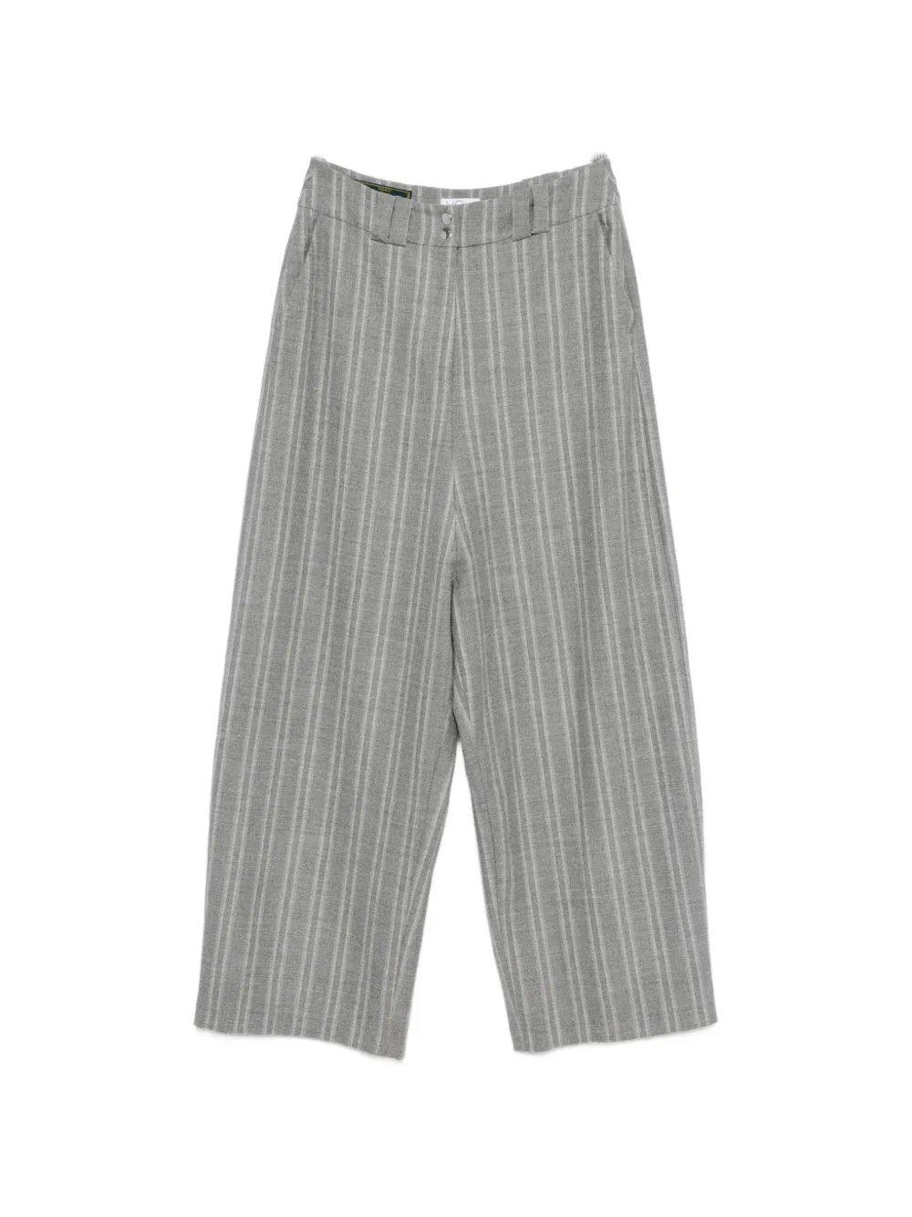 Vestiaire d'un Oiseau Libre striped trousers - Grigio