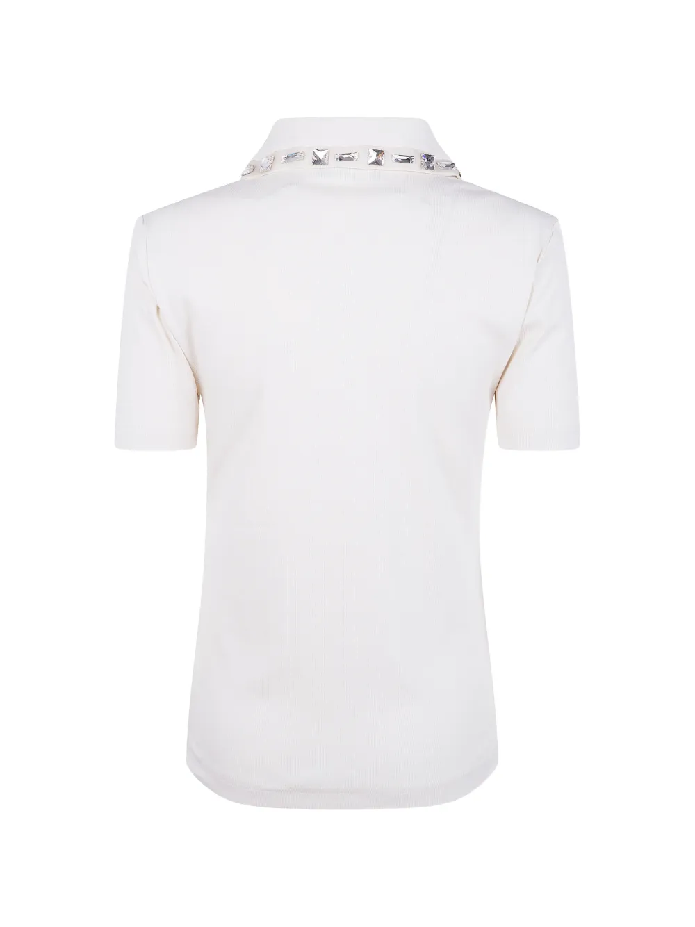 Fabiana Filippi embellished collared polo top - Beige