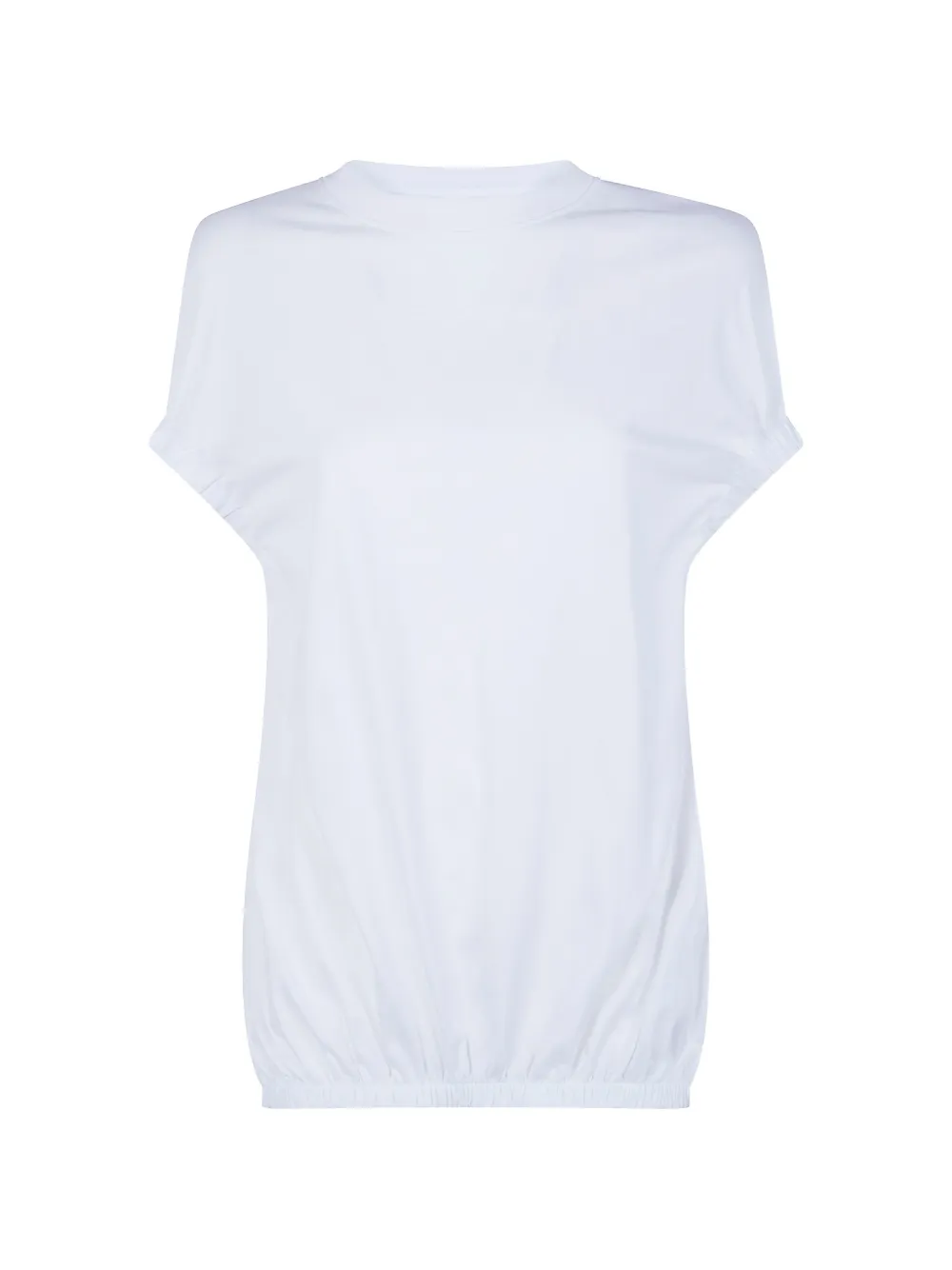 Liviana Conti Hailey gathered T-shirt - Bianco