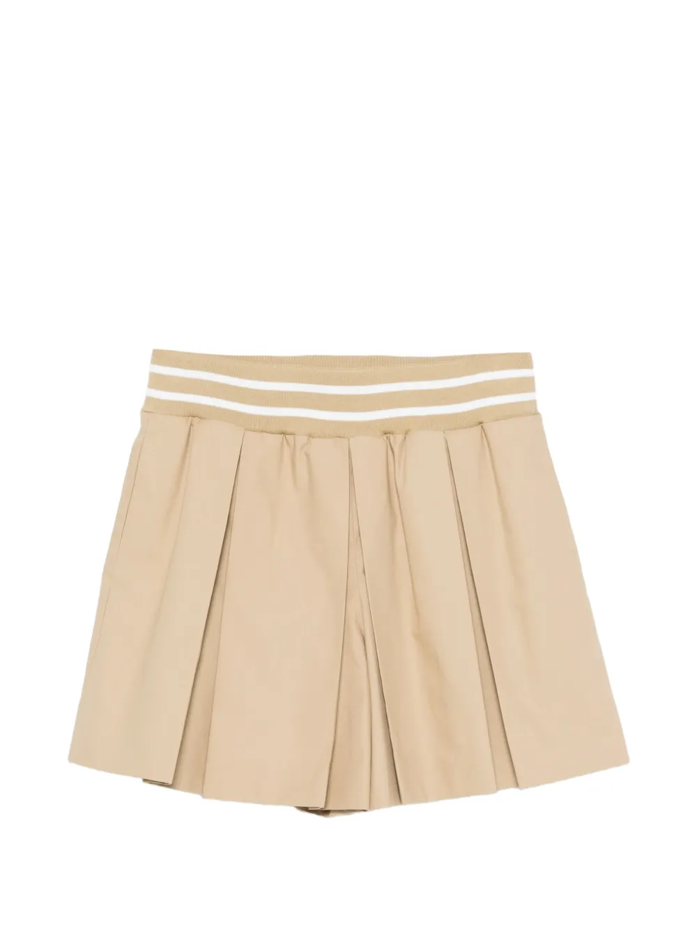 Moschino striped-waistband shorts - Toni neutri