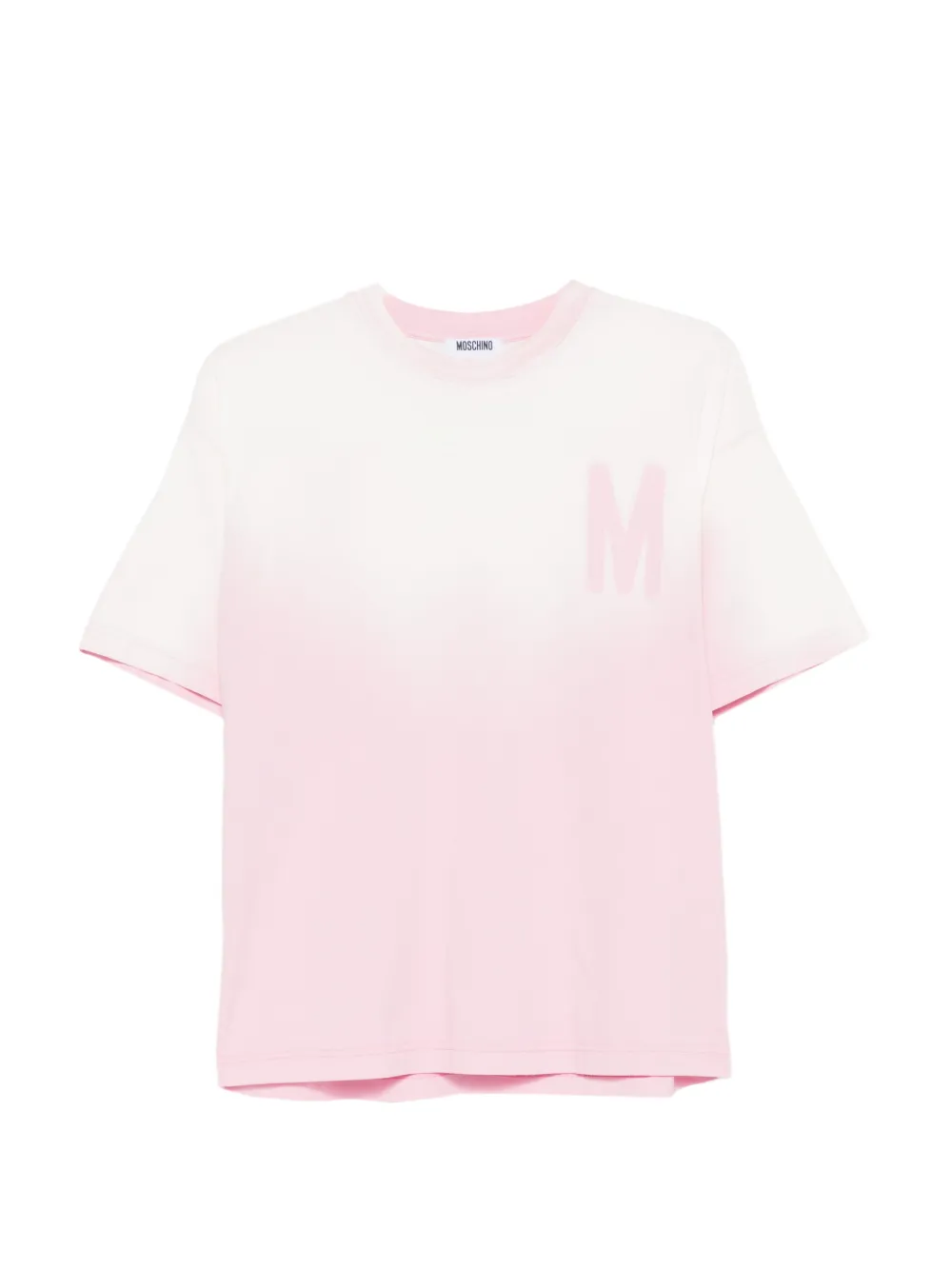 Moschino letter-print T-shirt - Rosa
