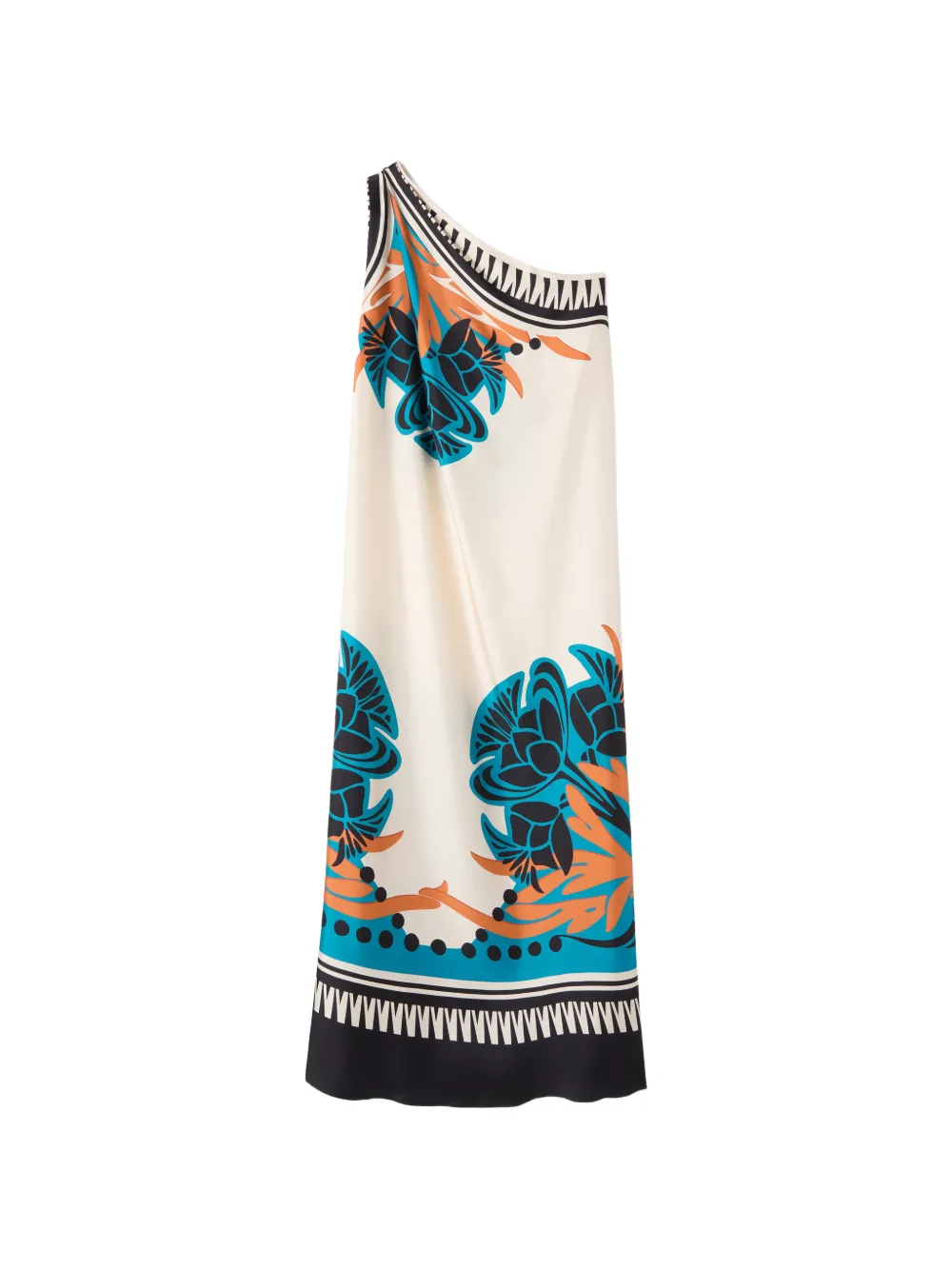 Roy Floral One-Shoulder Maxi Dress