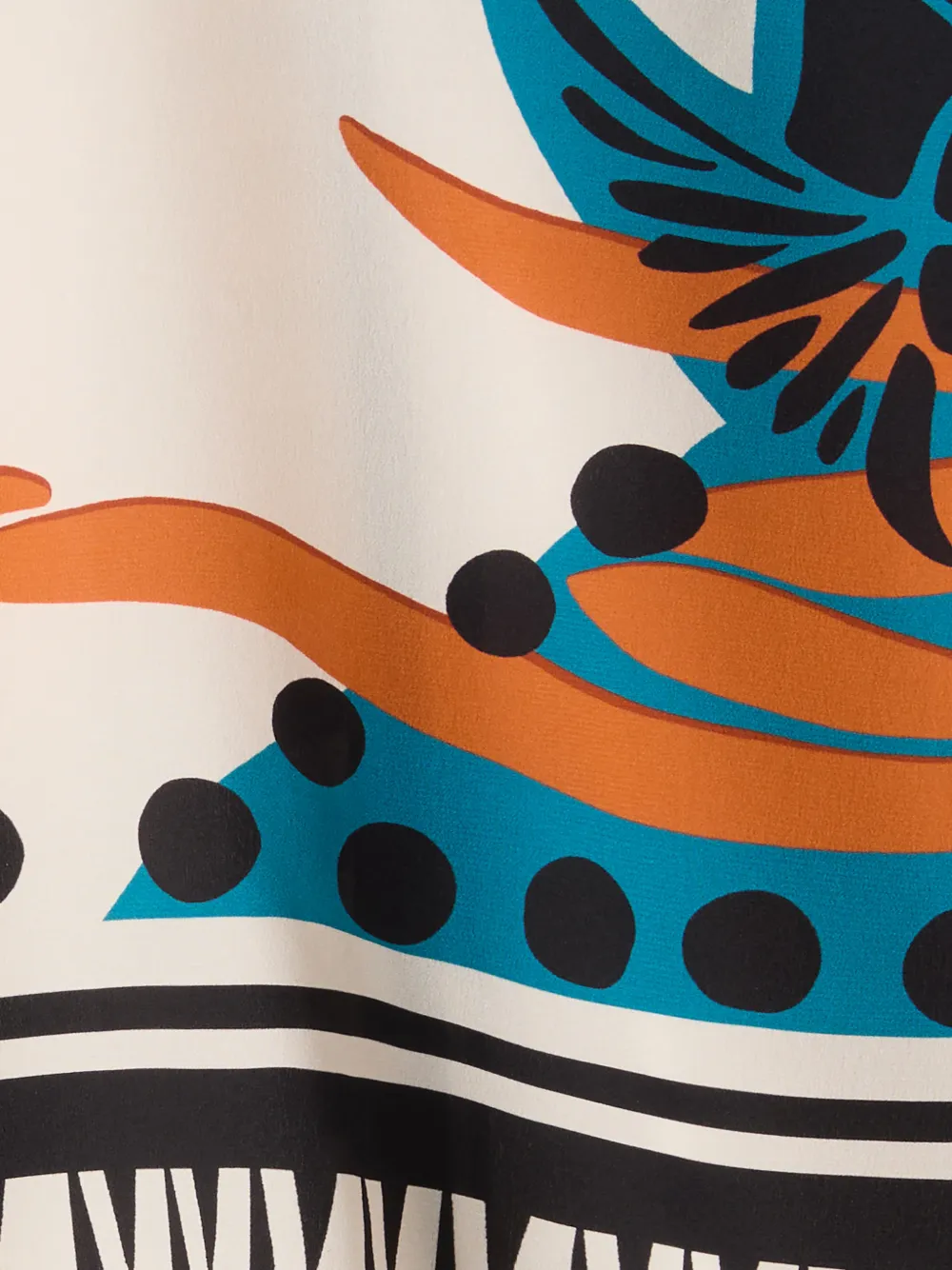 La DoubleJ Maria cape met bloemenprint Beige