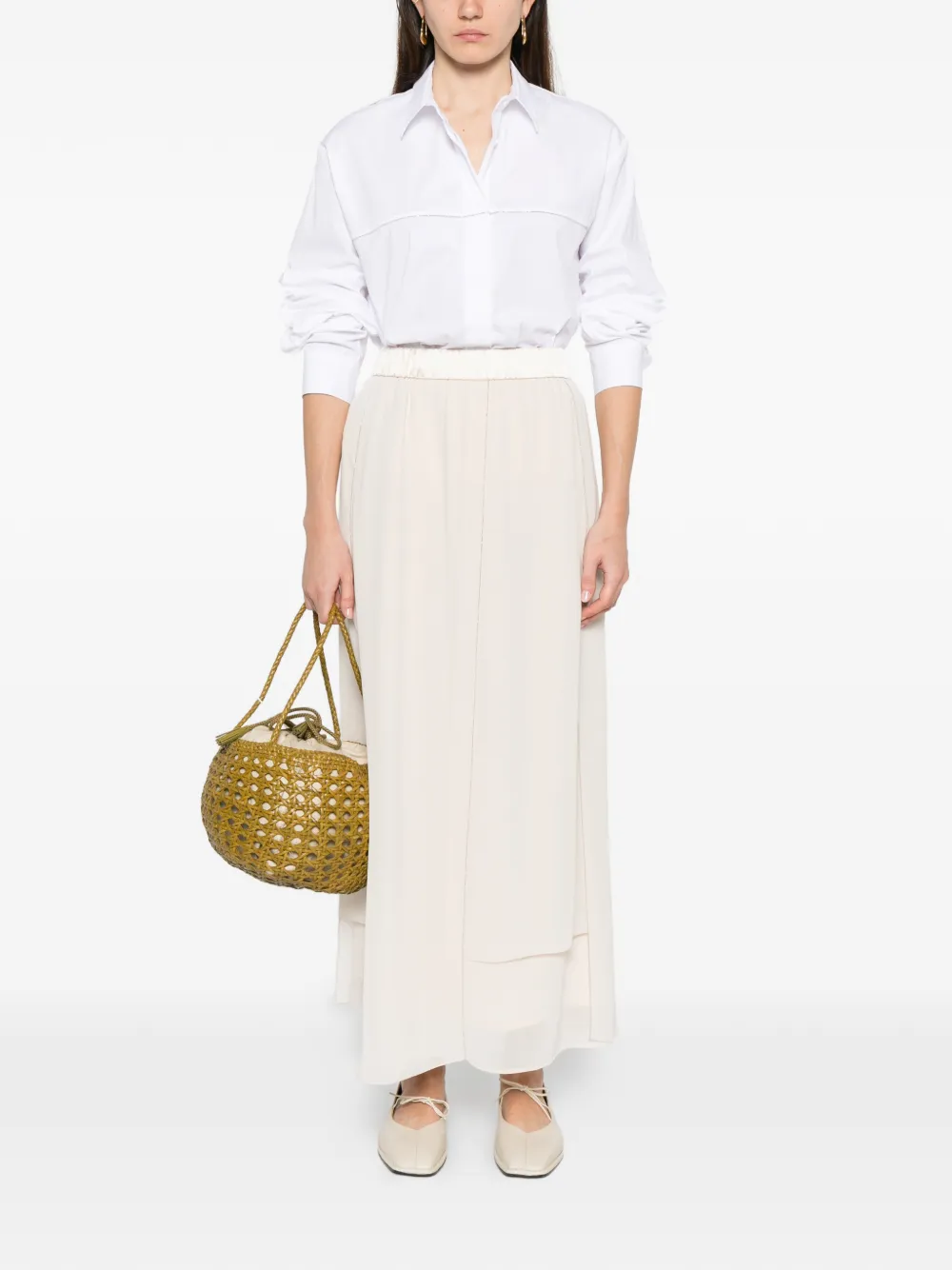 Peserico long-sleeve shirt - Wit