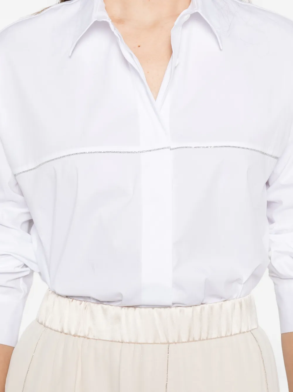 Peserico Blouse met lange mouwen Wit