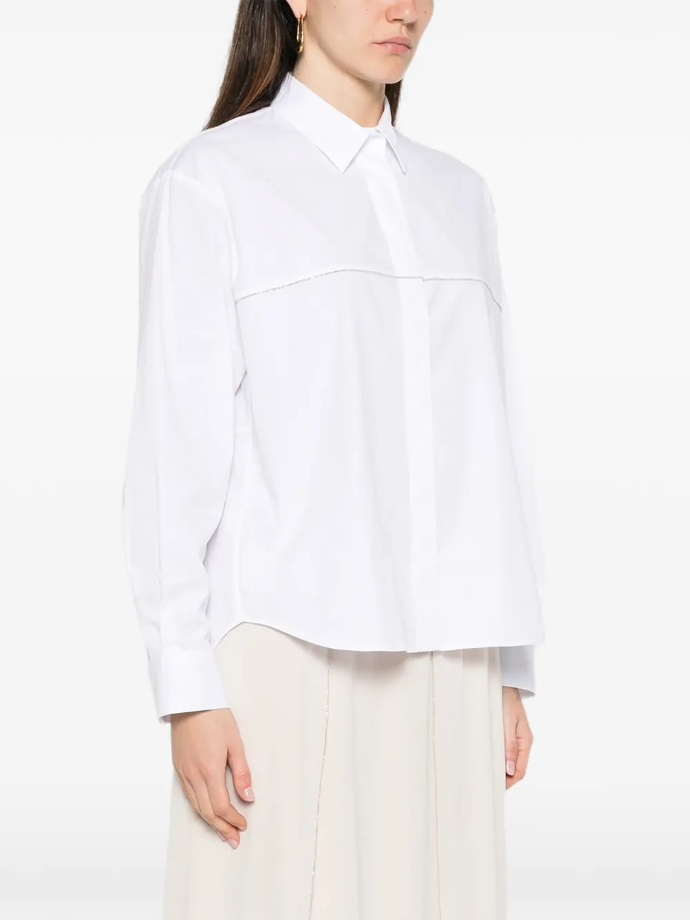  Peserico Long-sleeve Shirt - White 