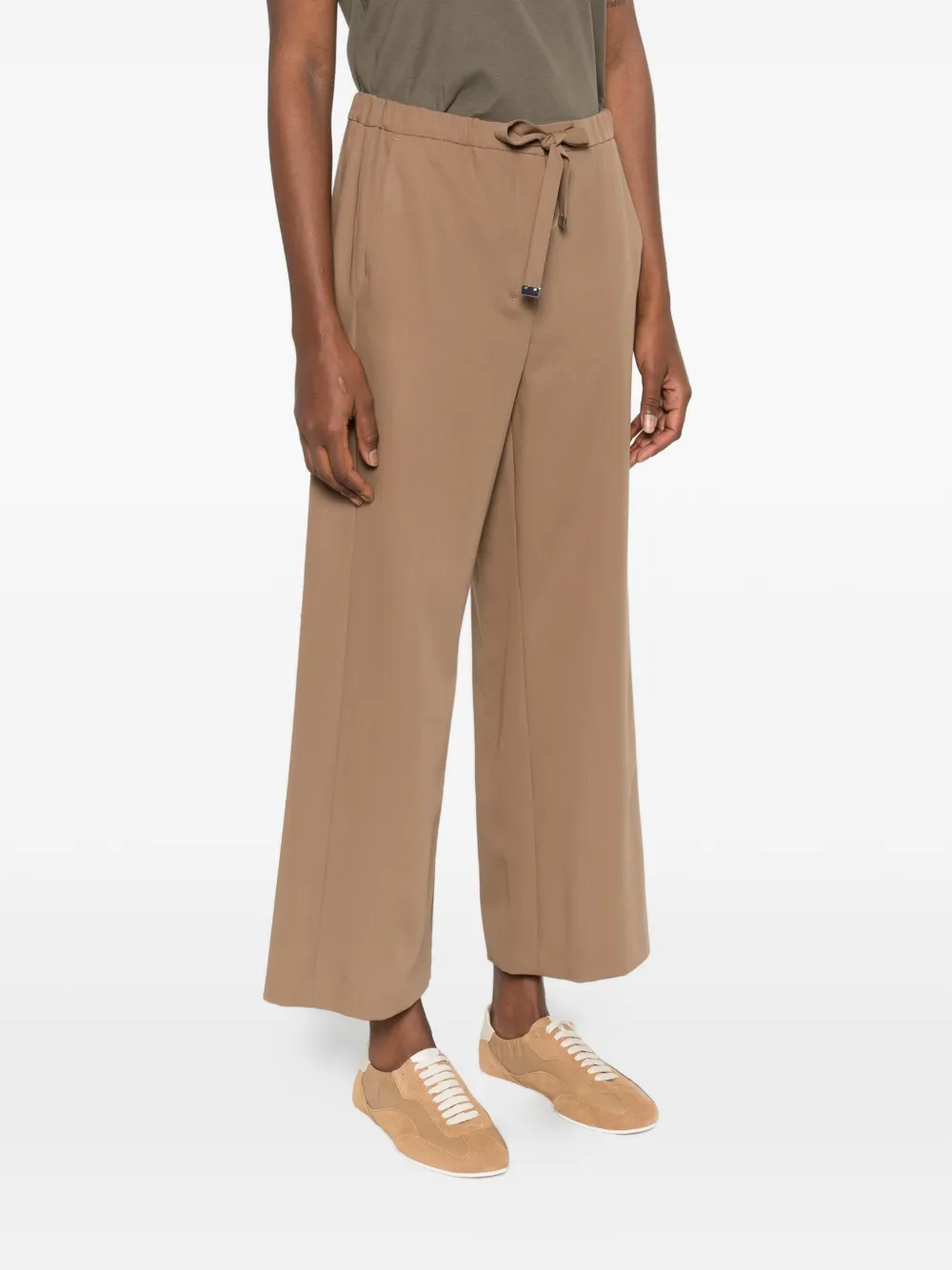 'S Max Mara Broek met trekkoord Bruin