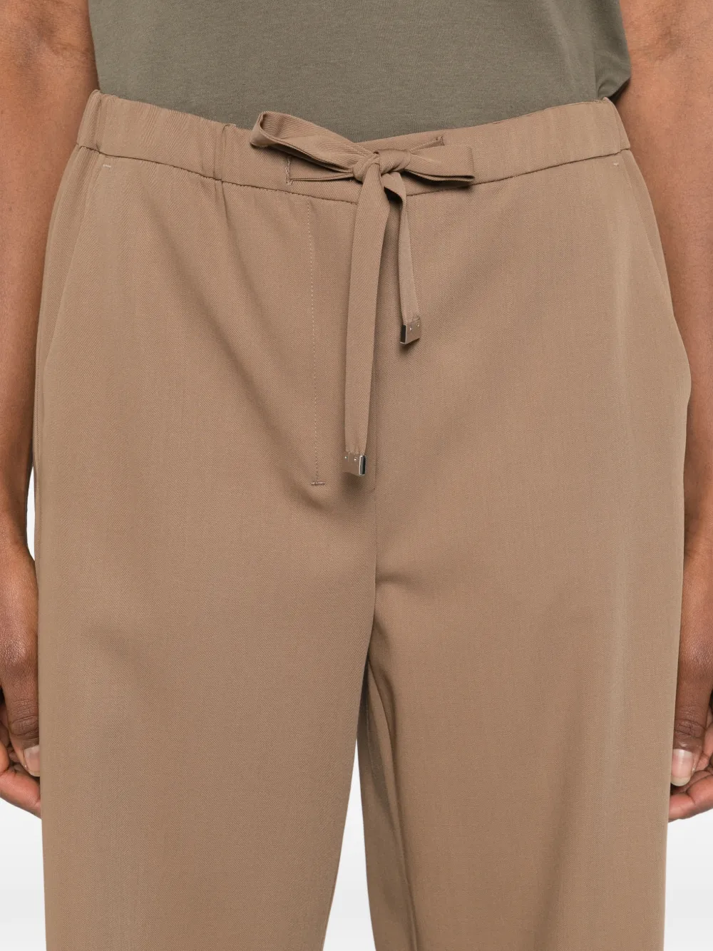 'S Max Mara Broek met trekkoord Bruin