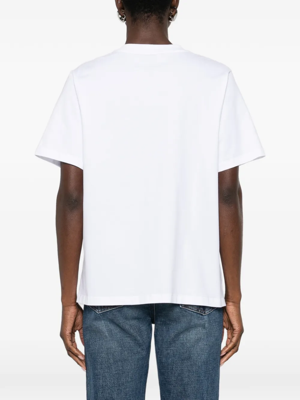 Peserico T-shirt met zak Wit