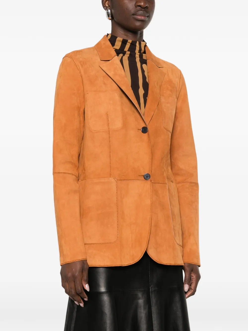 Suede Blazer