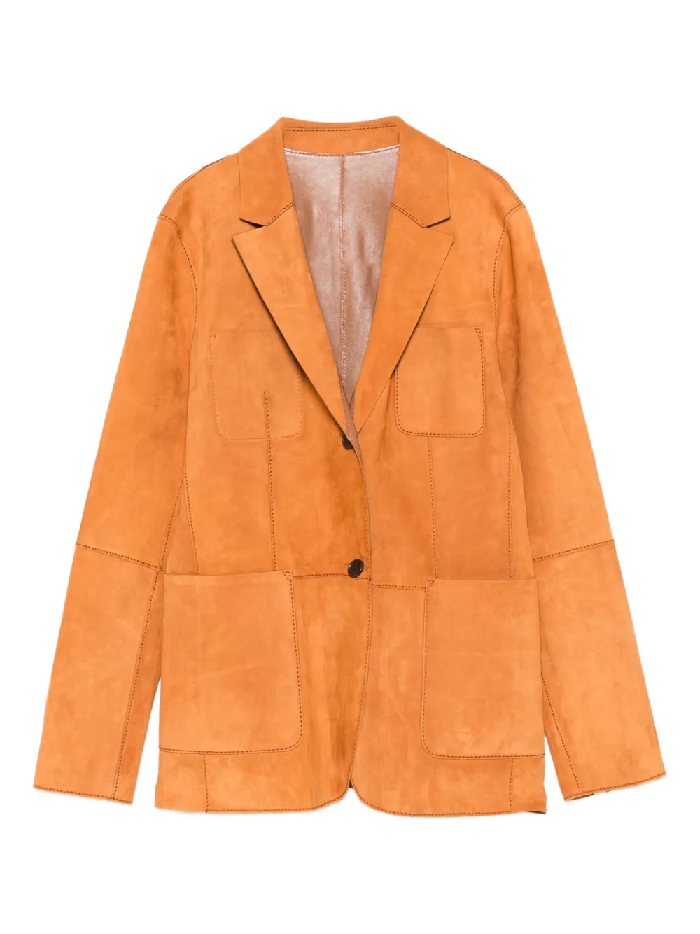 Desa 1972 suede blazer - Arancione