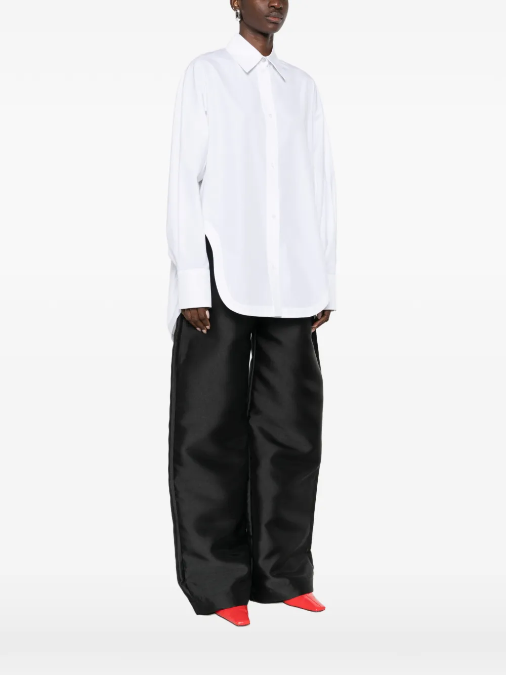 Sportmax Popeline tuniek Wit