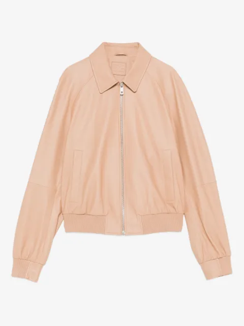 Desa 1972 zipped leather jacket