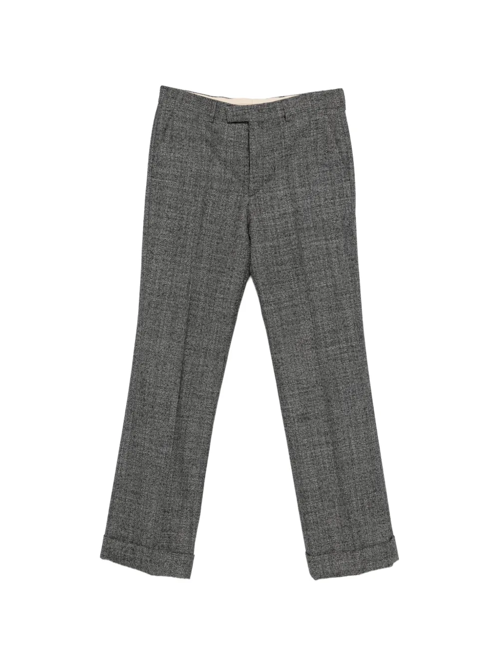 Valentino Garavani cuffed-hem trousers - Grigio