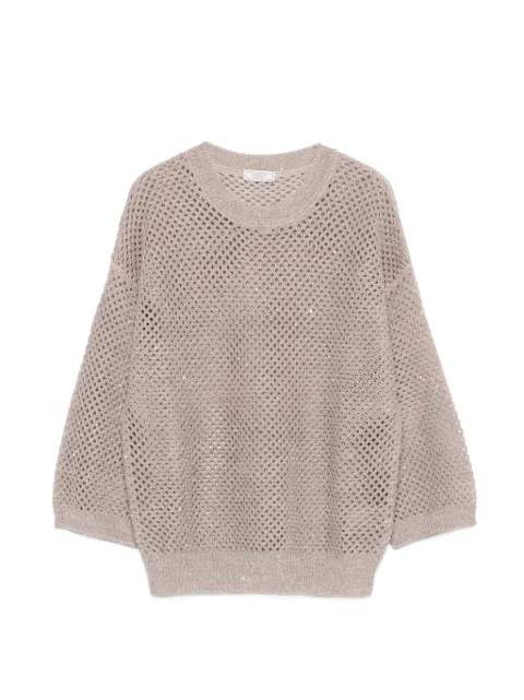 Peserico open-knit sweater
