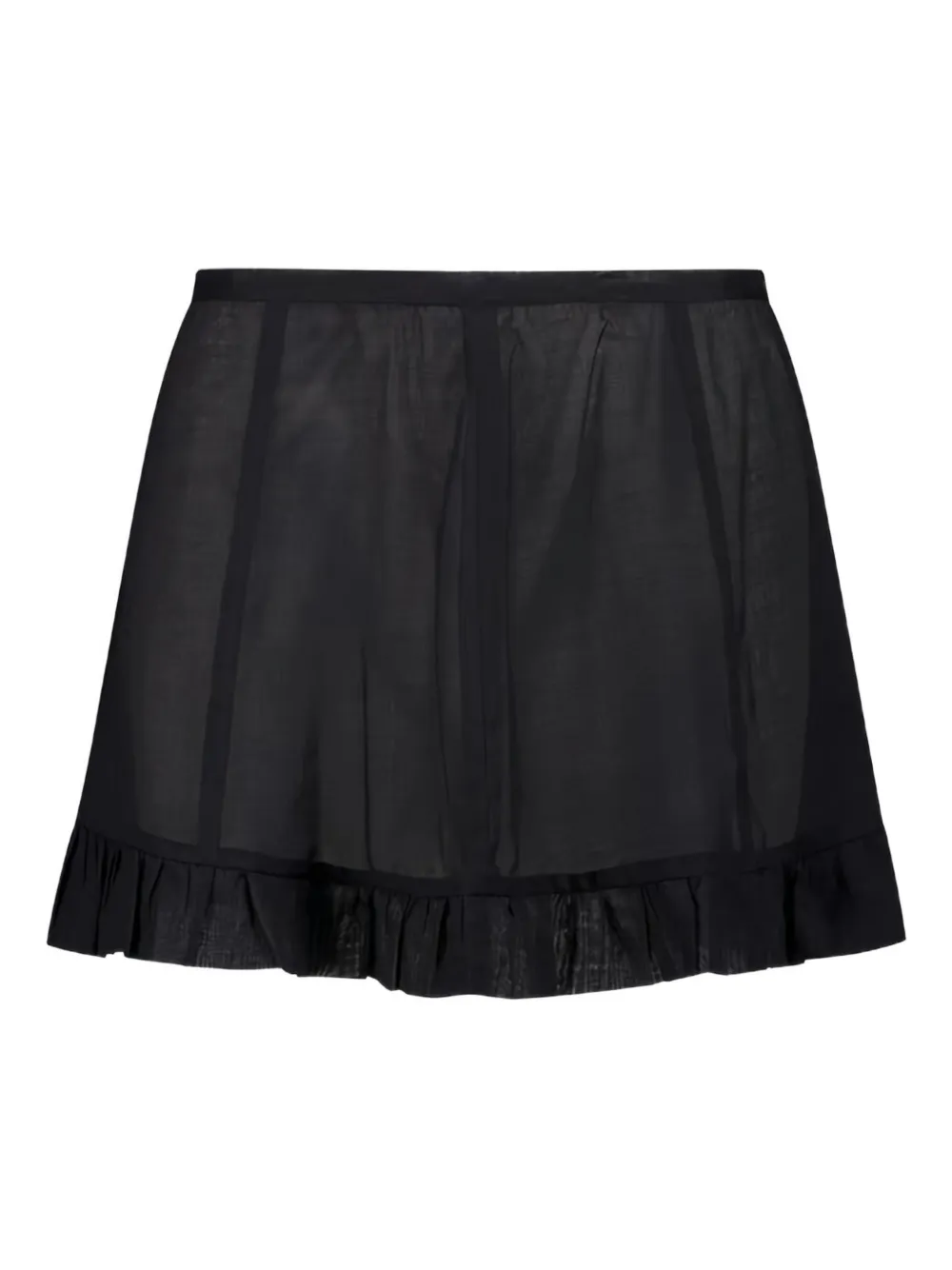 Paloma Wool Cliff ruffled skirt - Nero