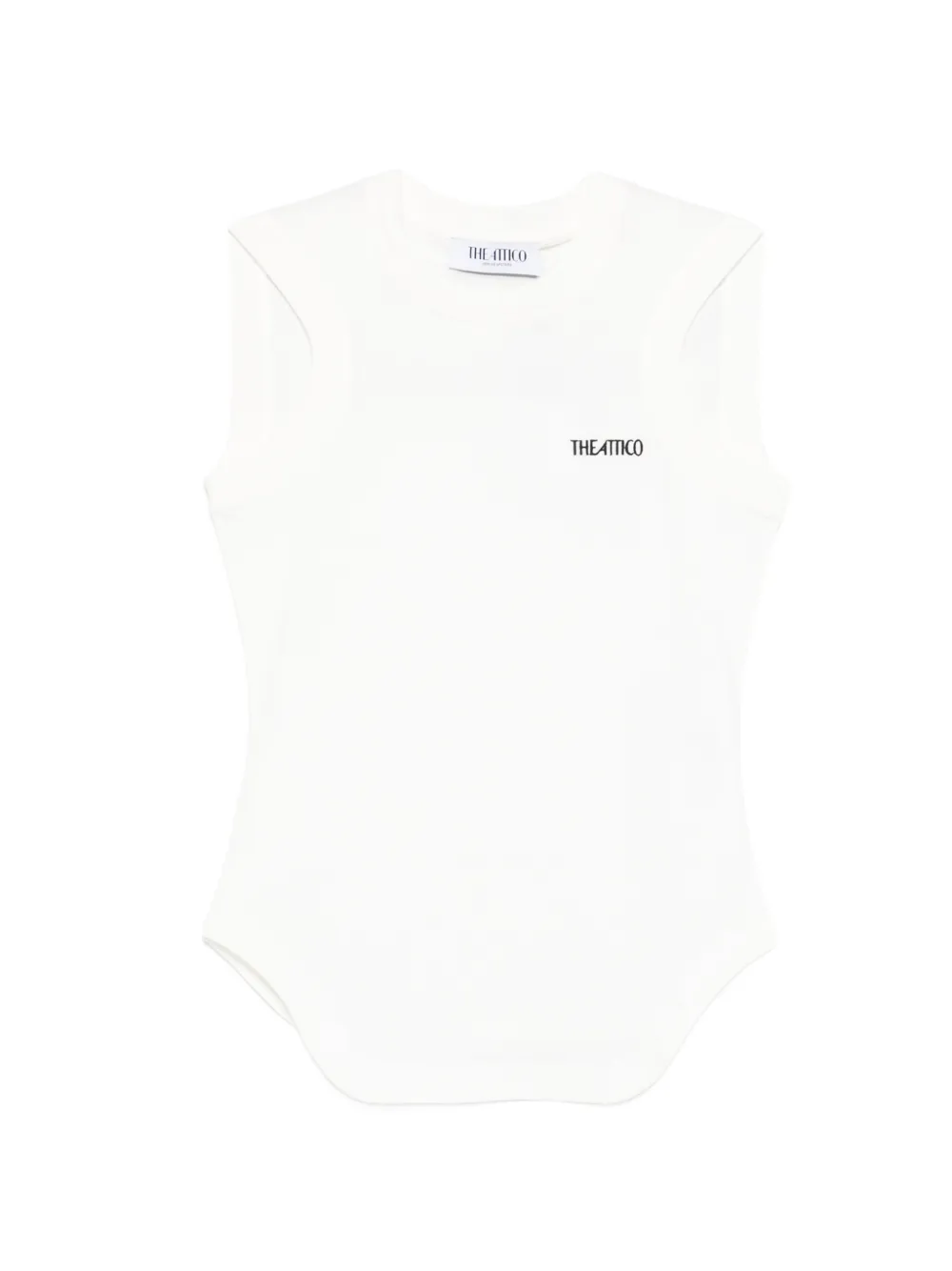 The Attico Reese cut out tank top - Bianco