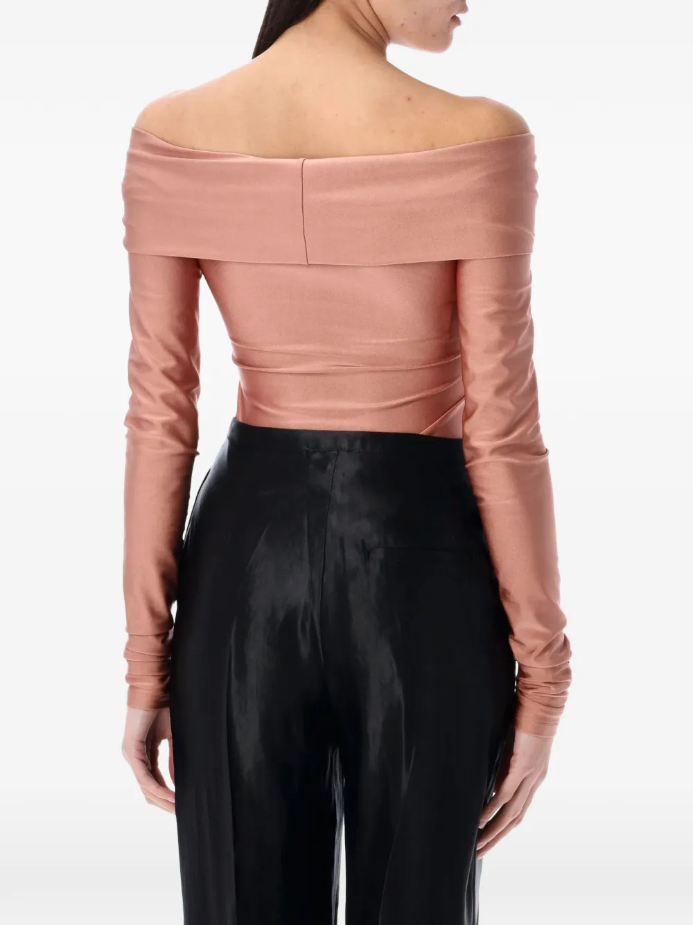 THE ANDAMANE Gedraaide body met lange mouwen - Roze