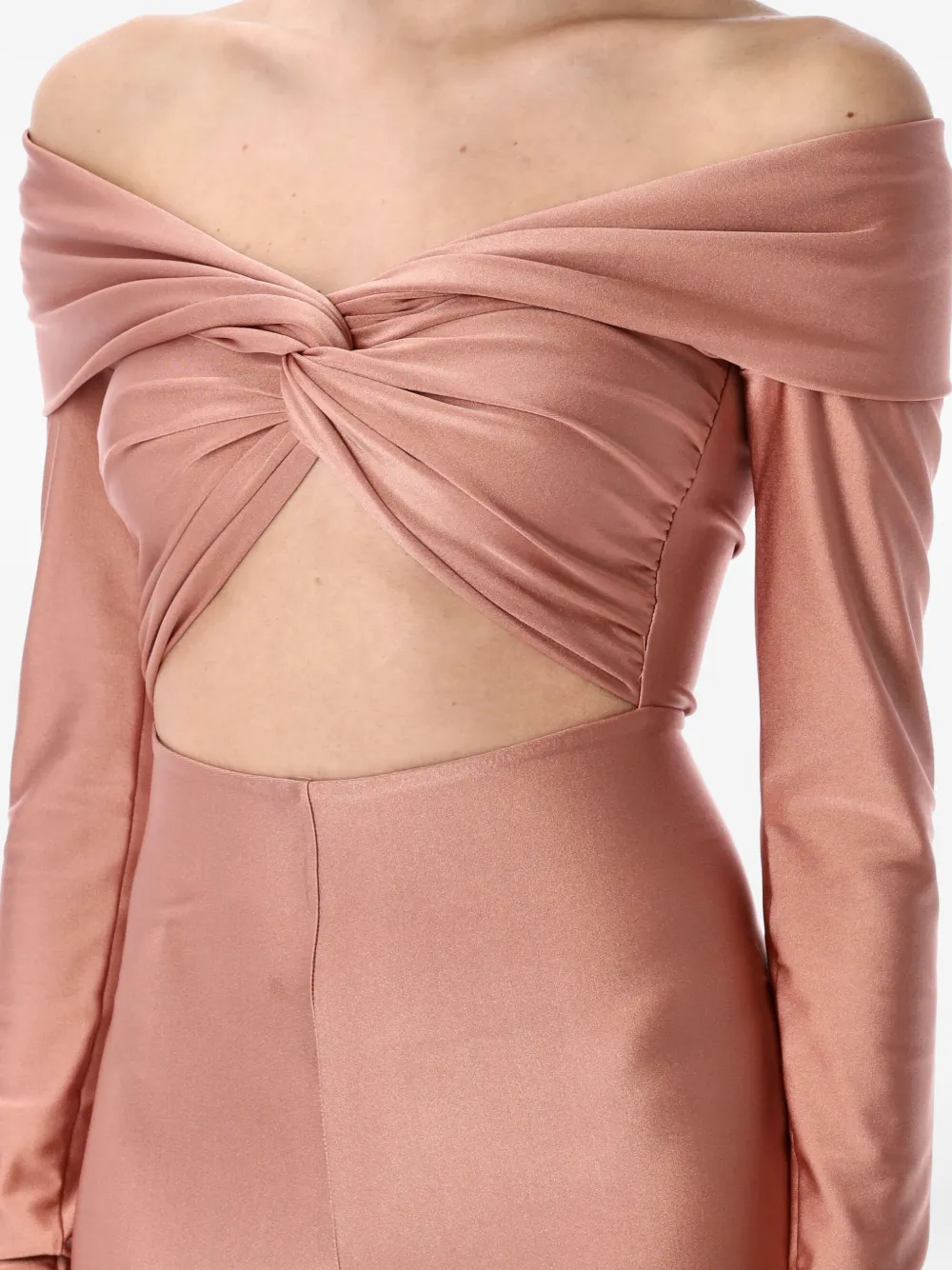  The Andamane Kendall Off-shoulder Jumpsuit - Pink 