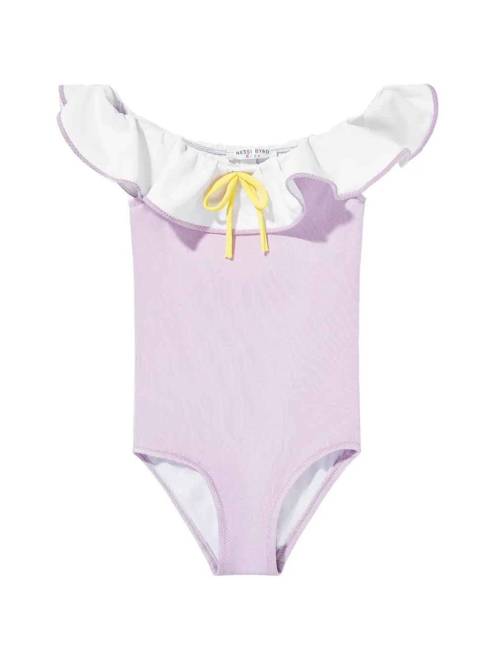 Nessi Byrd Kids Badeanzug mit Schleifendetail - Violett