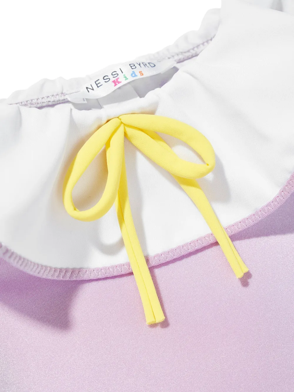 Nessi Byrd Kids Badpak met strikdetail Paars