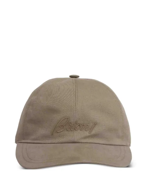 Brioni бейсболка с вышивкой