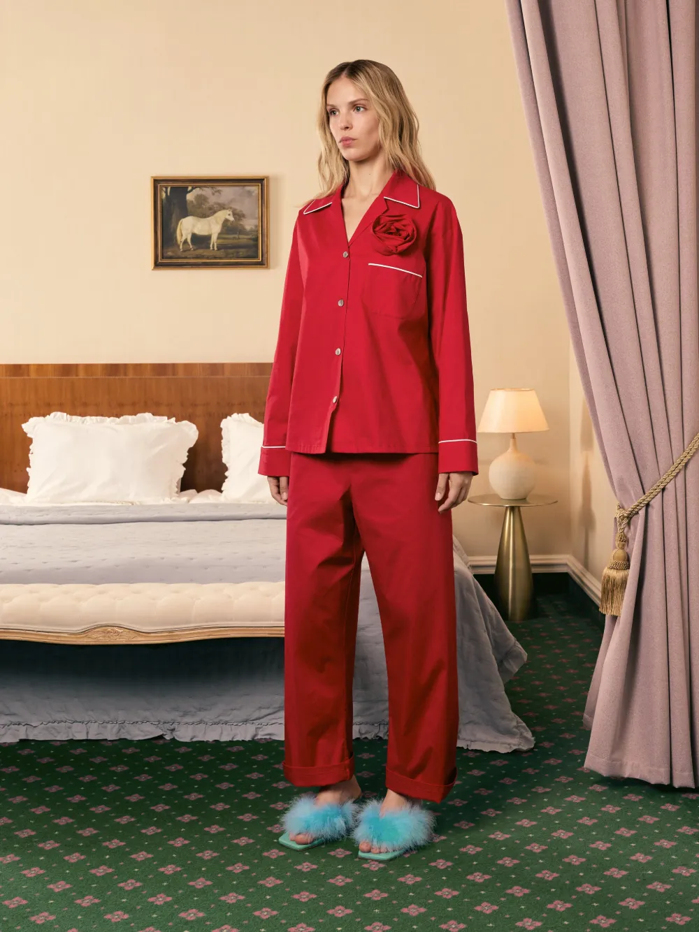 Sleeper The Rose Pajama In Red