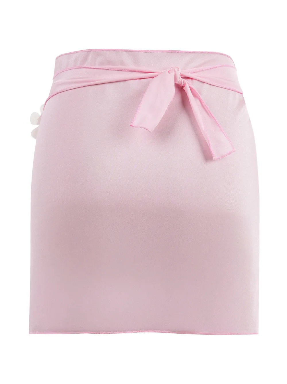 Nessi Byrd Kids Wikkelrok verfraaid met bloemen Roze