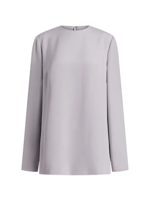 Dolce & Gabbana long-sleeve crepe blouse