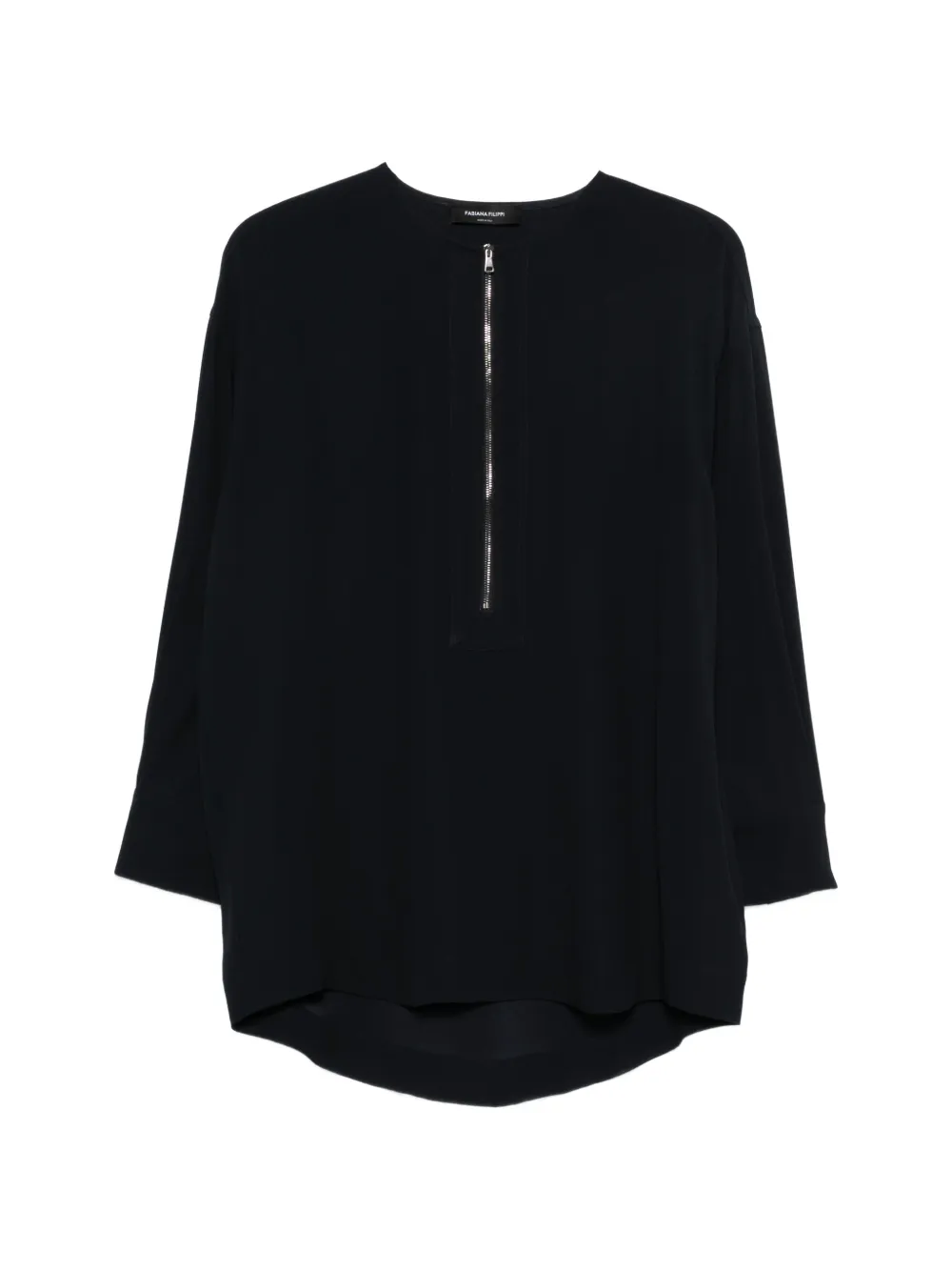 Fabiana Filippi zip-up blouse - Blu