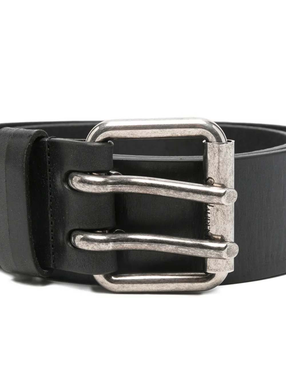 Saint Laurent double-buckle belt - Zwart