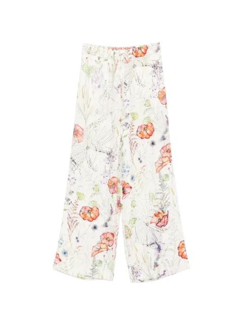 Alexander McQueen pantalones con estampado floral