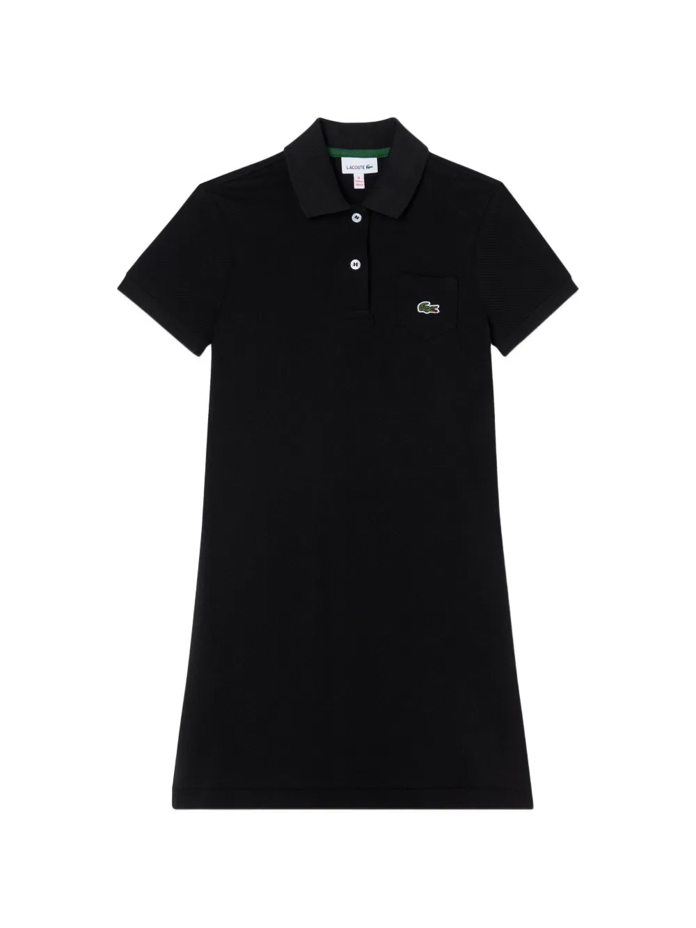 Lacoste Kids logo-detail pocket dress - Nero